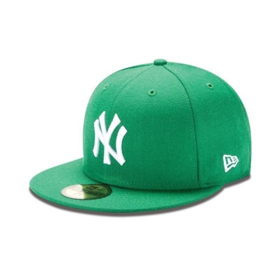 New York Yankees Gorra | New Era MLB Basic 59fifty Fitted Cap Mexico - Verdes